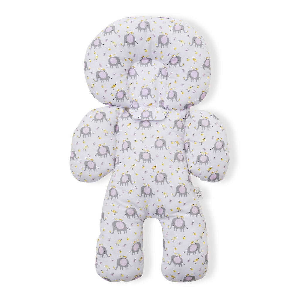 Almofada Para Bebê Conforto Universal - ELEFANTE ROSA