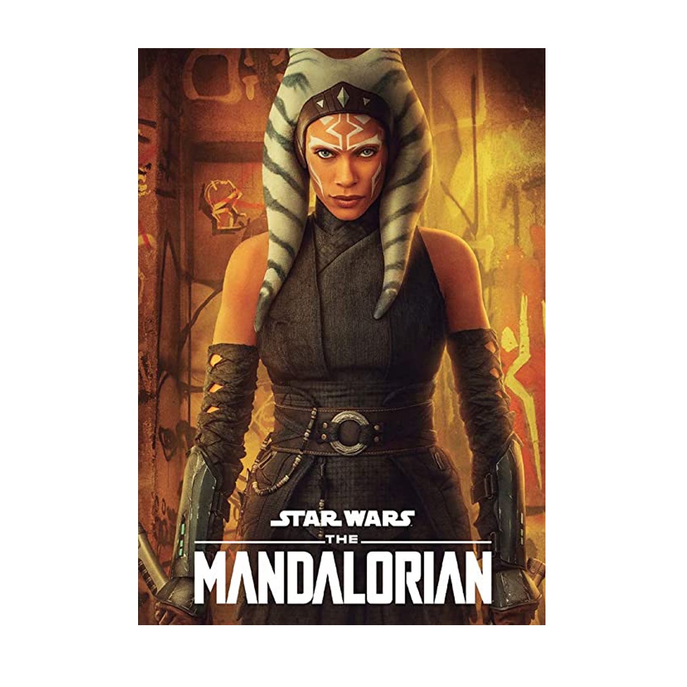 Placa Decorativa Quadro Decorativo Star Wars Ahsoka Mandalorian Tamanho 21 x 30 cm
