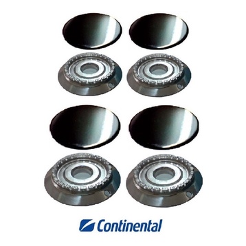 Kit 4 Bocas Peças Fogão Continental Evidenza 2gd + 2pq