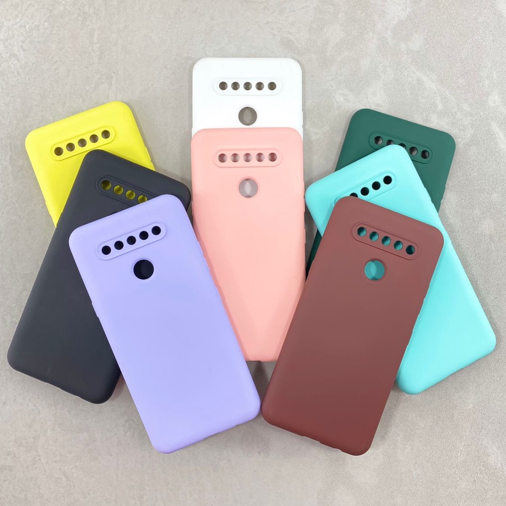 Capa LG K41s / K51s Protege ao Redor da Câmera Silicone Aveludada Colorida Case Capinha Anti Impacto