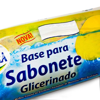Base Vegetal Glicerina Branca Para Sabonete  Nossa Terra Fácil Manuseio Melhor Base em Oferta na Shopee