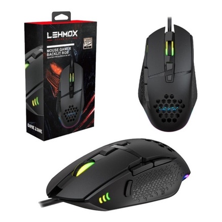 Mouse Gamer Iluminado Rgb 3200dpi Gt-m7 8 Botões Pc Notebook