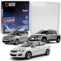 Filtro da Cabine Ar Condicionado CITROEN C4 Picasso Active Turbo Allure Griffe 1.6