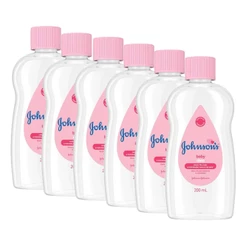 Kit com 6 Óleos Johnson's Puro 200mL