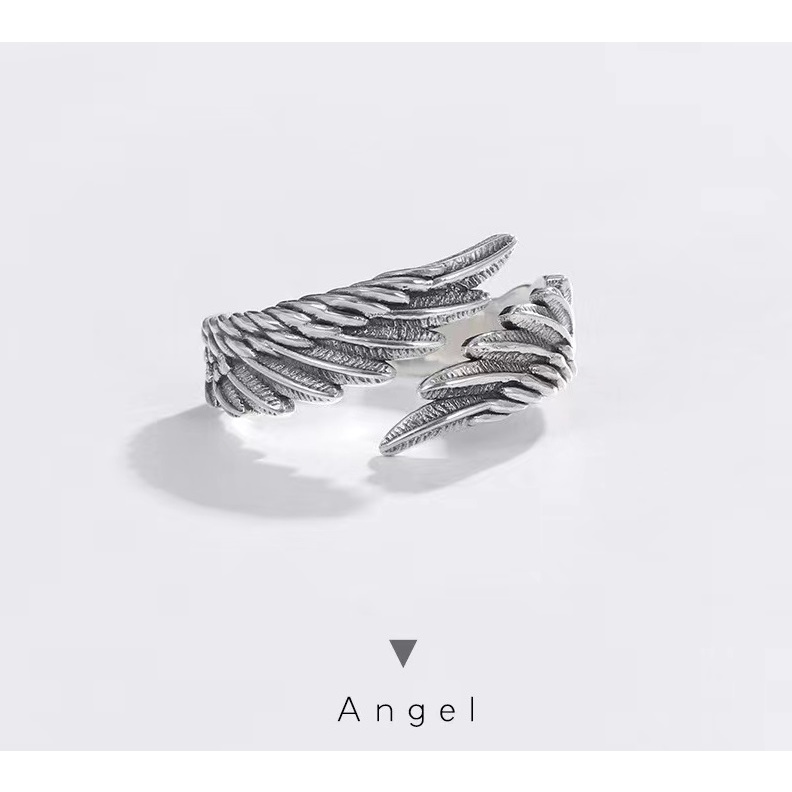 Anel Ajustável em Legítima Original Asas de Anjo XC-018 em Oferta na Shopee