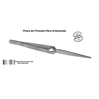 Pinça De Pressão Profissional Em Inox em Oferta na Shopee