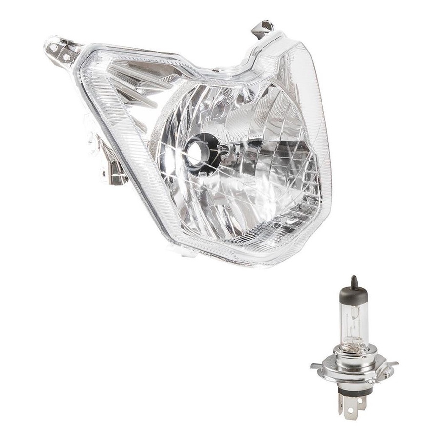 Farol Bloco Optico Moto Yamaha Fazer 150 Com Lampada em Oferta na Shopee