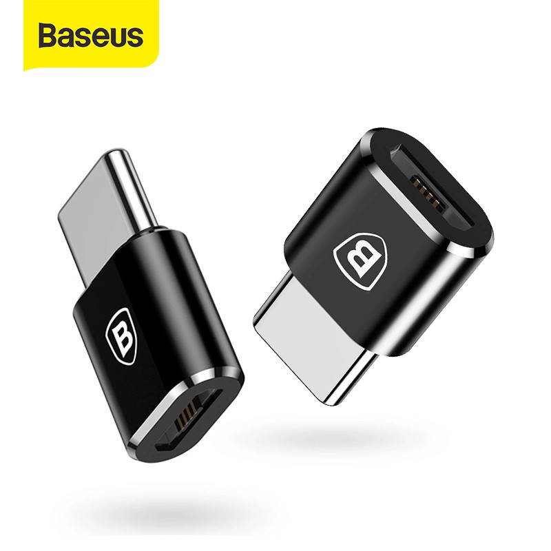 Carregador BASEUS Adaptador De Tipo C Para Micro USB Shopee Brasil