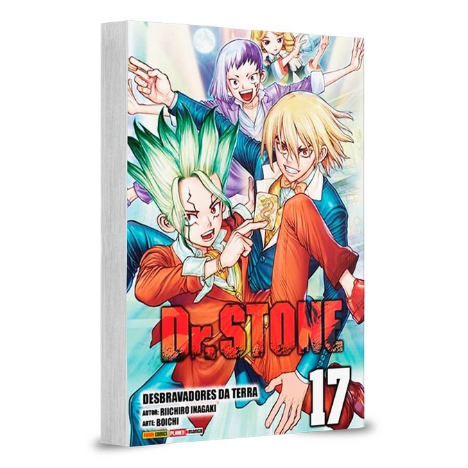 Mangá - Dr. Stone - 17 (PRÉ-VENDA com envio previsto em Março/26) em Oferta na Shopee