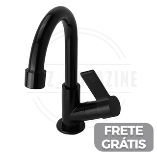 Torneira banheiro inox lavabo cuba sofisticada Abs Lavatorio Lavabo Banheiro cozinha Abs PRETA