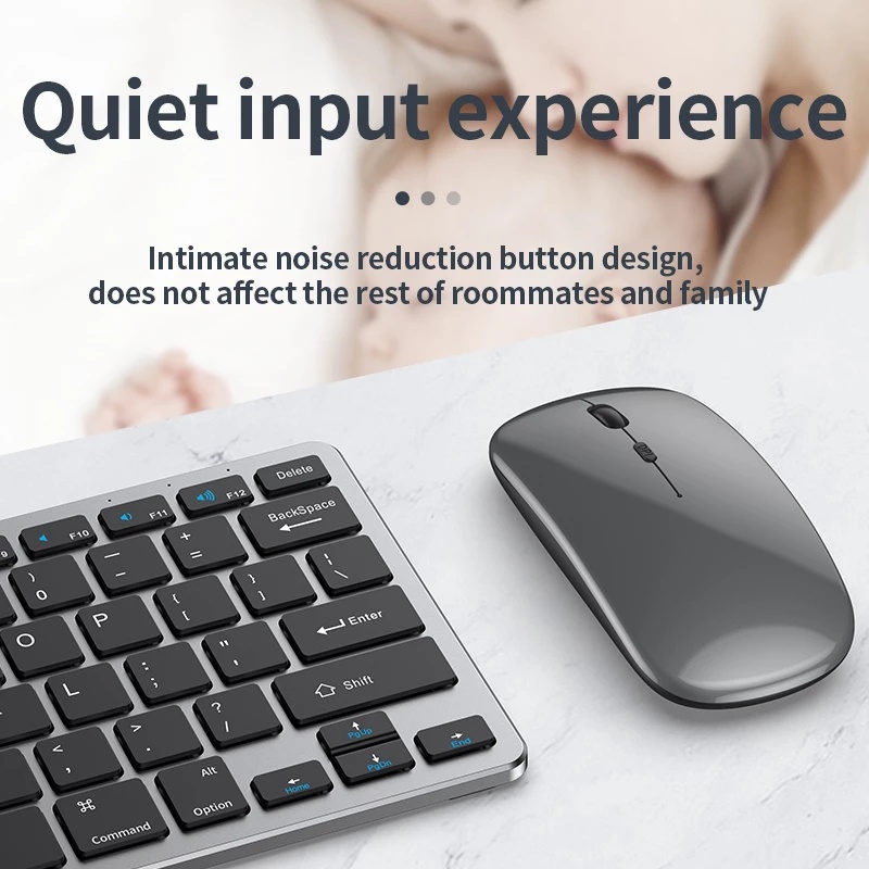 Bluetooth 5.0  2.4G Teclado Sem Fio E Mouse Combo Mini Multimídia Set Para  PC Laptop TV iPad Macbook Android | Shopee Brasil