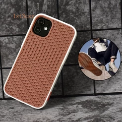 iphone 14 Pro Max Waffle Capa Para 11 13 12 14 Traseira Macia 13 mini 14 Plus
