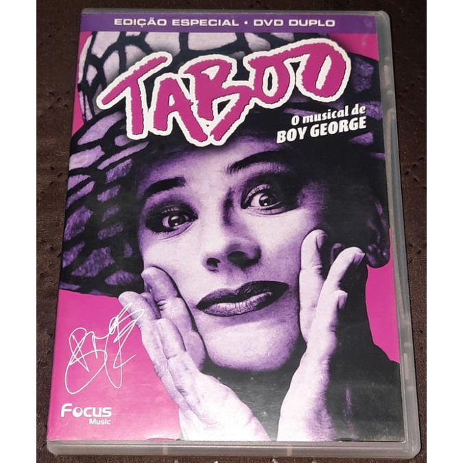 Dvd taboo o music de boy george originais ref 225