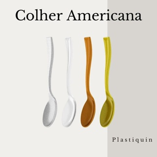 Mini Colher Americana Com Pacote 20/40/80 Unidades Prata/Cristal/Bronze/Ouro em Oferta na Shopee