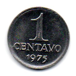 1 Centavo 1975 SOB Moeda Antiga Brasil