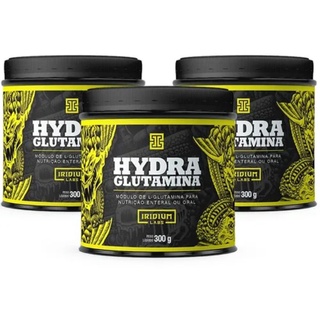 Kit 3x Hydra Glutamina 300g - Iridium Labs