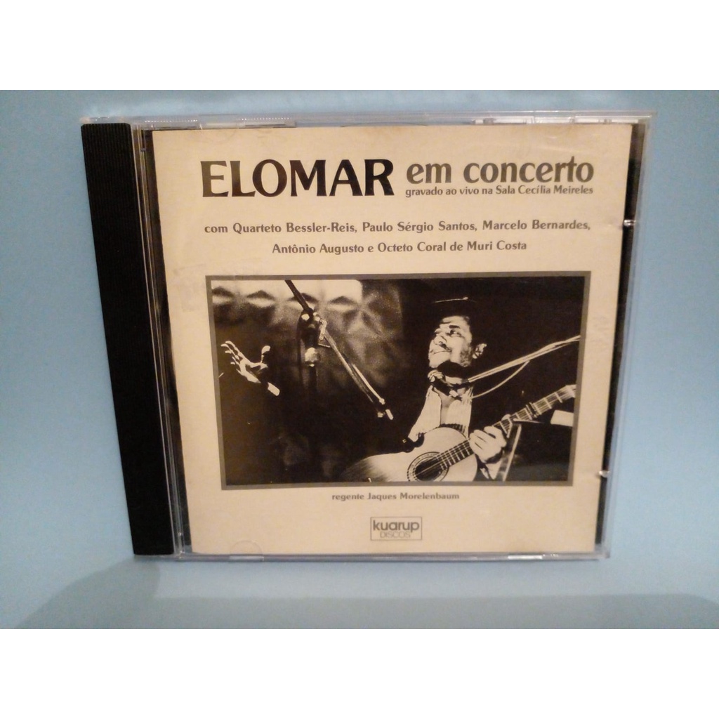 Cd Elomar em Concerto Ao Vivo na Sala Cecília Meireles