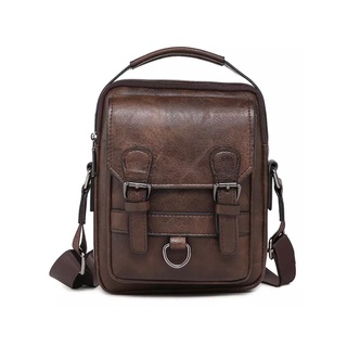 Bolsa Transversal Couro Sintético Masculina Ref:944