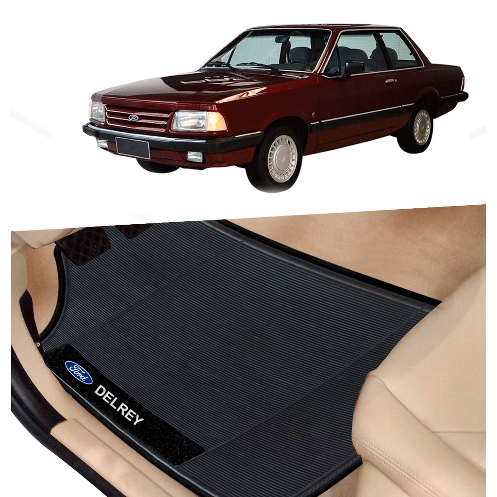 Tapete Personalizado Automotivo Ford Del Rey 4 Peças em Oferta na Shopee