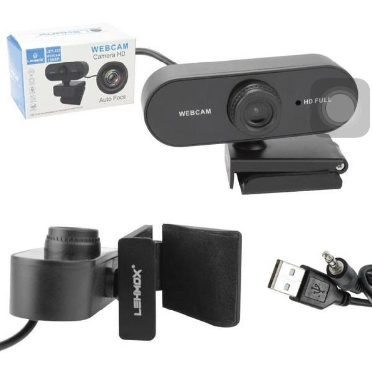 Webcam Câmera Hd - Auto Foco  1080p