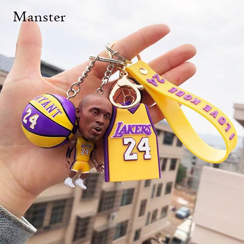 Chaveiro Bola de Basquete Basketball: Kobe Bryant 24 Los Angeles