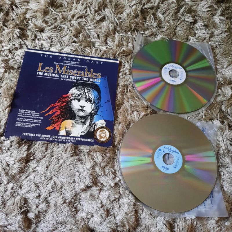 (Importado Japão) Laserdisc LD duplo Les Misérables - In Concert, 10th Anniversary (1995, Os Miseráveis)