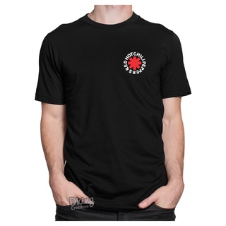 Camiseta Camisa Red Hot Chili Peppers Banda de Rock Logo Música