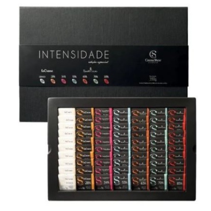 Caixa de Chocolate Intensidade Premium 350g Cacau Show