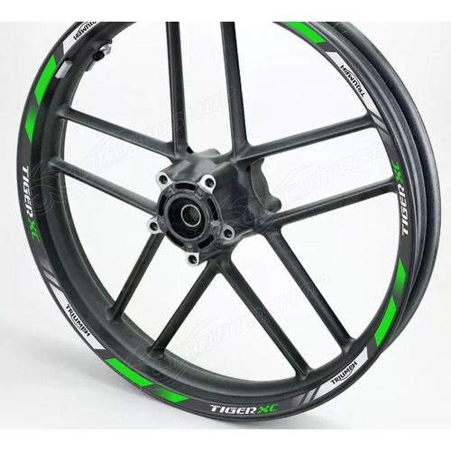 Friso Adesivo Refletivo D7 Roda Moto Triumph Tiger 800 Xc