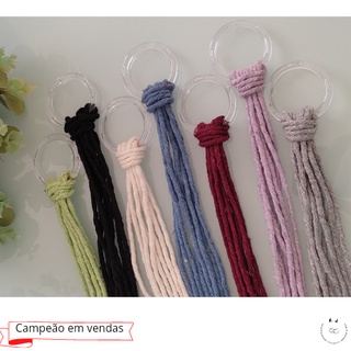Suporte Para Vaso De Plantas com Barbantes Grosso Macramê 1 Metro A 90 CM Decoração Para Sua Casa e Jardim e Artesanato Painel Grande