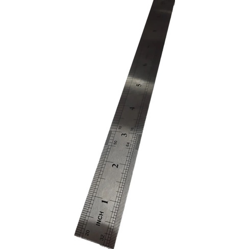 Regua Aco Inox Reforçada Pro 30cm Paraboni