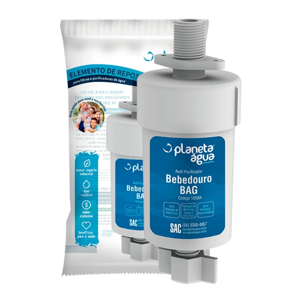 Refil Filtro Planeta Água Bebedouro B.A.G 1058A IBBL