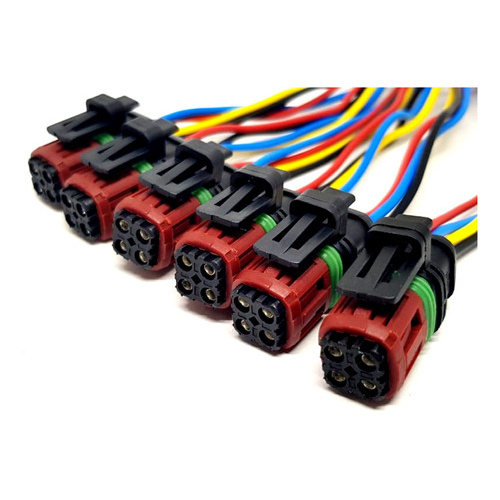 Kit 6x Plug Conector Bico Injetor Volvo Fh 460 D13 Euro 5