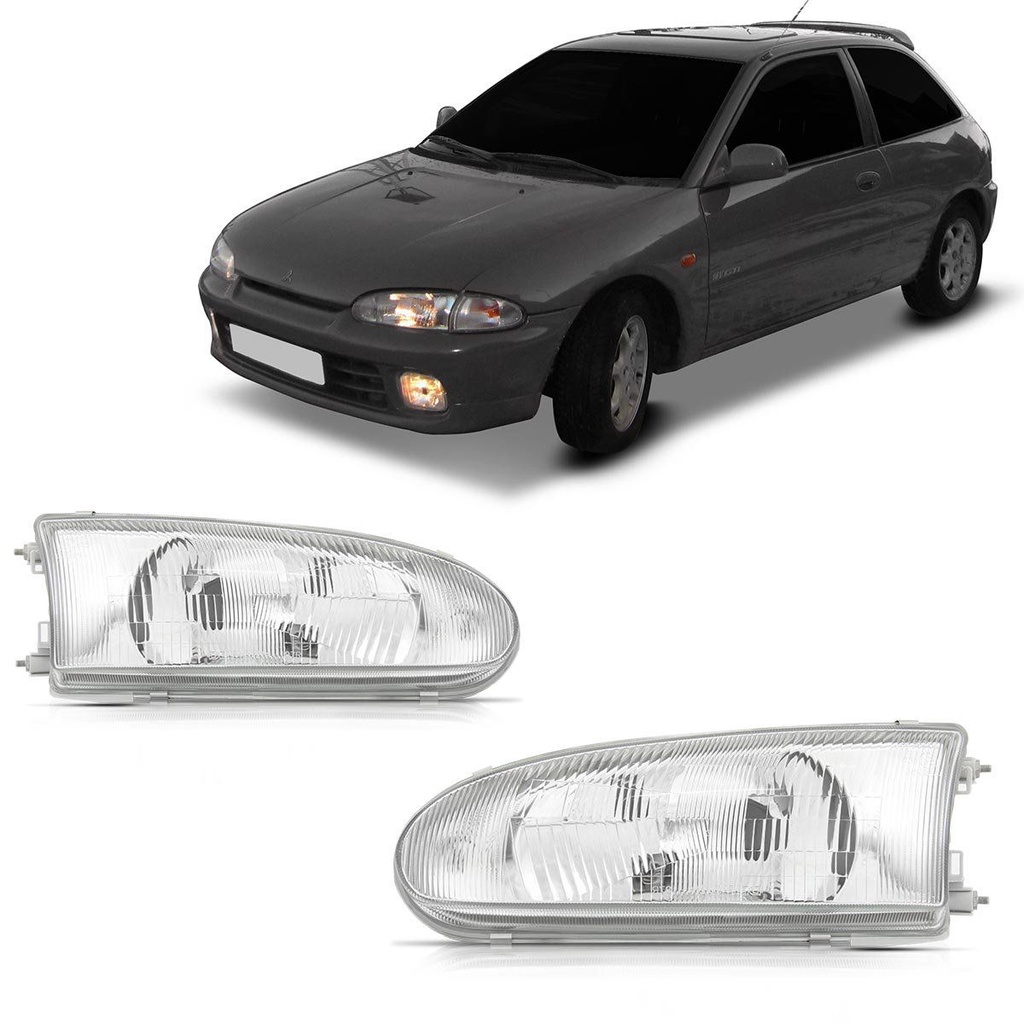 Farol Colt 95 96 Cromado em Oferta na Shopee