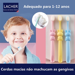 Escova de dente infantil - Macia-Escova de dente japonesa supermacia infantil