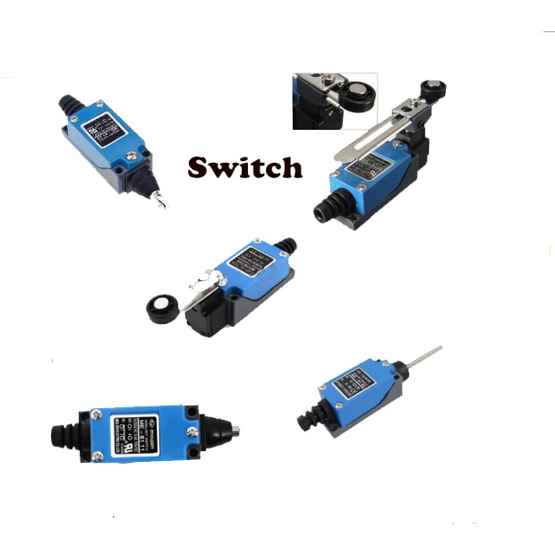Chave Fim de Curso Alavanca Ponteira Pistão Mola Rolete 1NA+1NF Lukma Diversos Modelos 8104/8107/8108/8111/8112/8122/8166