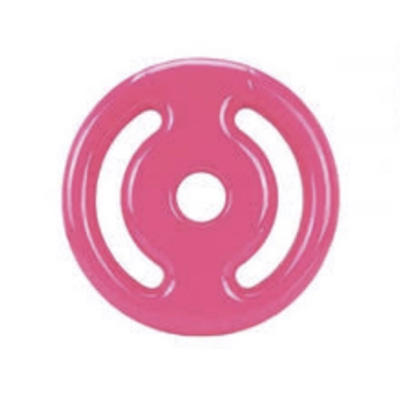 Anilha emborrachada rosa 4kg (1 unidade)