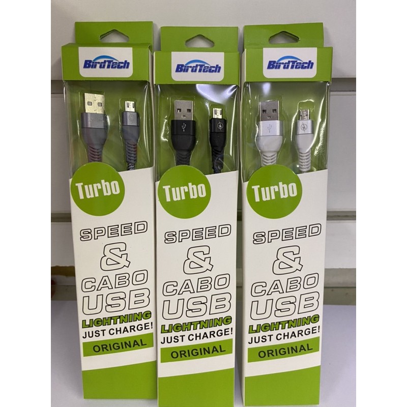 Cabo Carregador Usb Celular V8 Android Turbo Rápido Reforçado