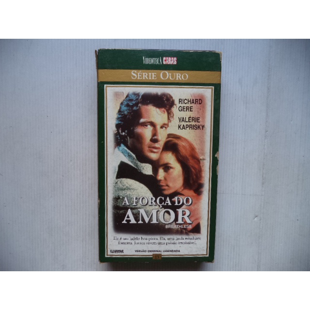 Fita Vhs A Força Do Amor Original Caras Legendado