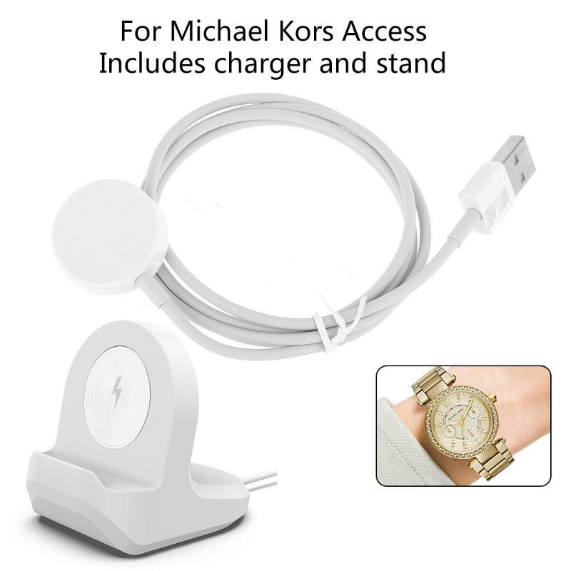 KEYB Charging Stand Dock Smart Watch Charger Cable for Michael- Kors Access  Watch | Shopee Brasil