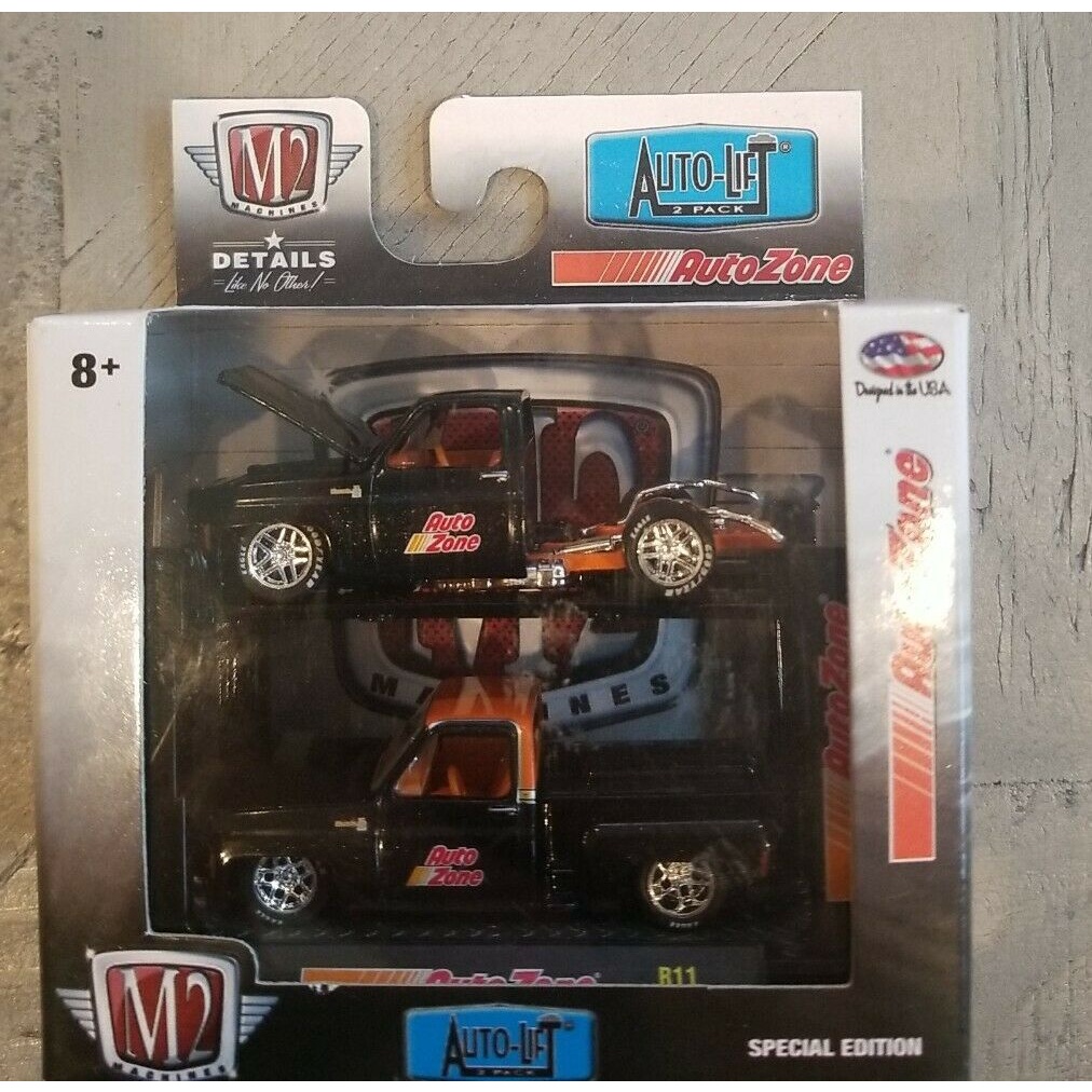 M2 Machines AutoLift AutoZone Exclusive 11979 Chevy Silverado