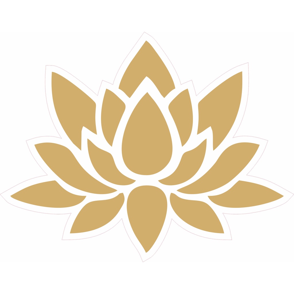Placa flor de Lotus - dourada 39x30cm | Shopee Brasil