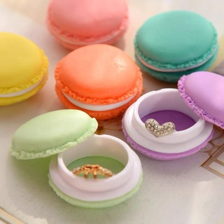 kit 5 caixinha de plastico em forma de macaron, decorações de festa doce, bijuterias e outros pequenos itens