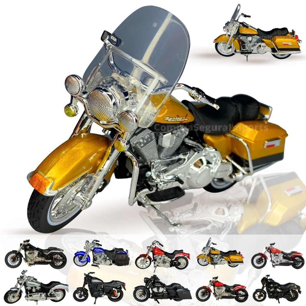 Moto Harley Davidson FLHRC 2013 1/12° Maisto – Les Miniatures