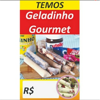 Banner promoção geladinho 60x40 cm em Oferta na Shopee