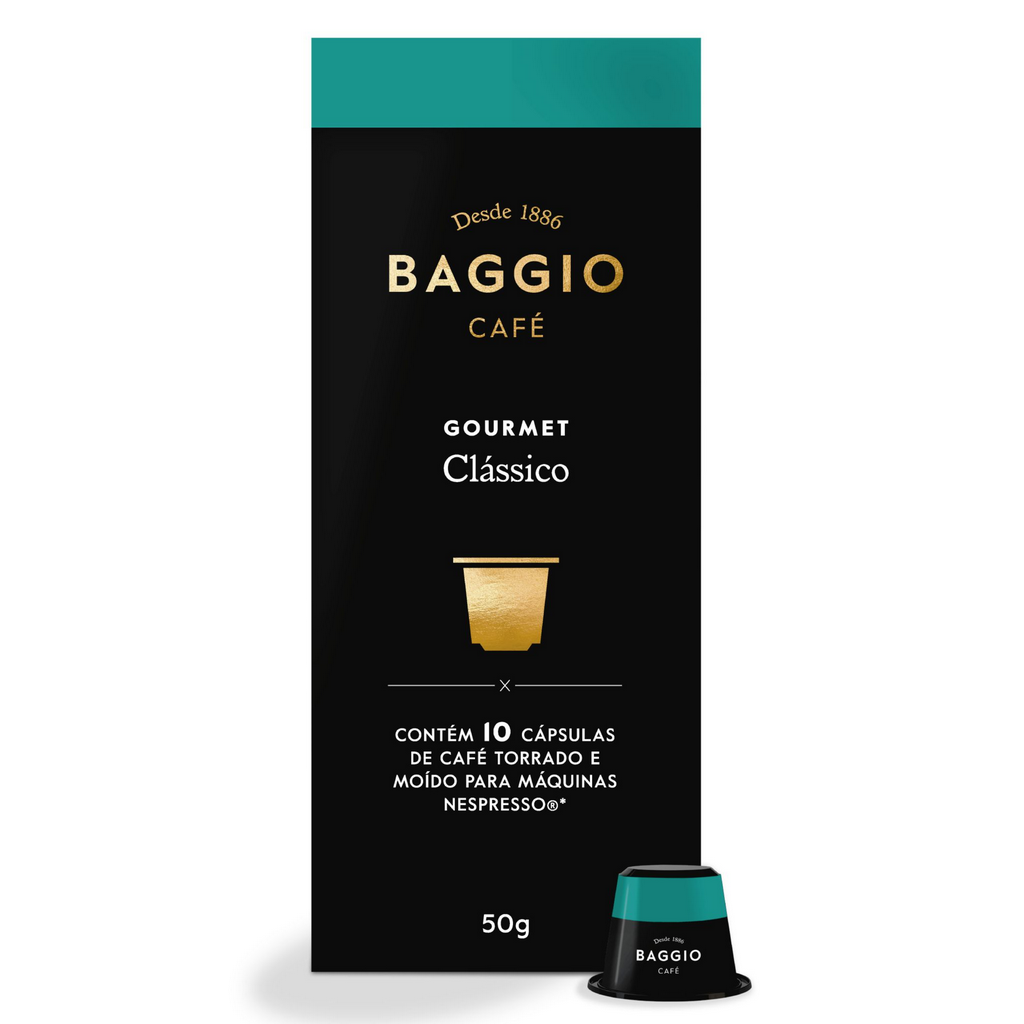 CÁPSULA DE CAFÉ BAGGIO NESPRESSO GOURMET CLÁSSICO 10 CÁPSULAS