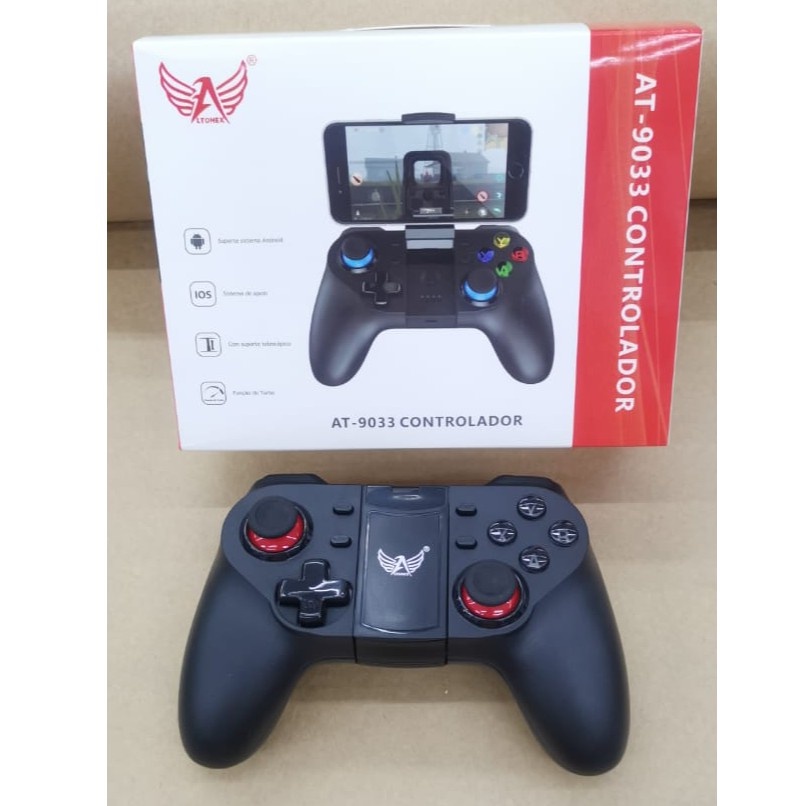 Controle De Joystick Bluetooth Sem Fio Com Suporte Para Celular Android Ios / Smart Tv altomex