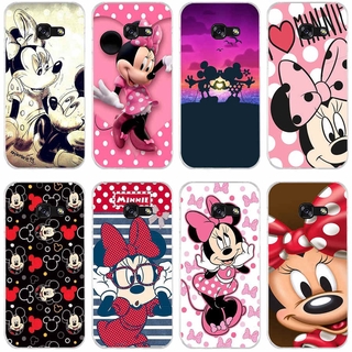Capa De Silicone Flexível Mickey Minnie Mouse Para Samsung Galaxy A5 2015 2016 A5 2017 A3 2016 A7 2018 A80