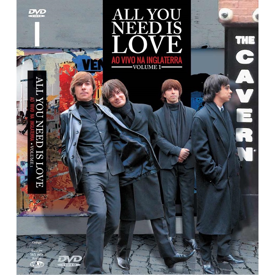 Dvd All You Need Is Love Ao Vivo Na Inglaterra Vol 1 -  Box com 03 dvds !!!
