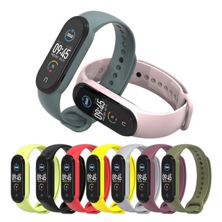 Pulseira Para Mi Band 5 6 E 7 em Silicone Confortável Colorida Smartband / Miband - Pronta Entrega Envio Brasil